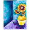 'Sunflowers' - Van Gogh-inspired paint and sip painting by Cork & Chroma