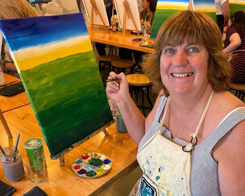 Painting From Home: Rhonda's Painting Journey | Cork & Chroma