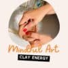 Mindful Art clay energy with Cork & Chroma paint and sip studios